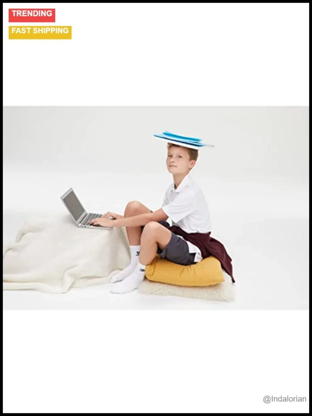 Boys Flat Front Stretch Twill Shorts with Adjustable Waist